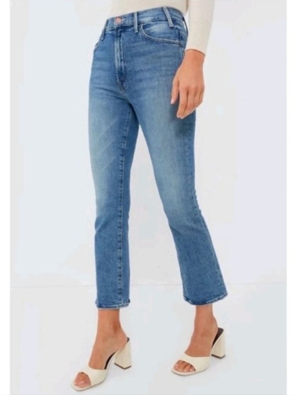 Mother Jeans Women's 27 The Hustler Ankle Scenic Route